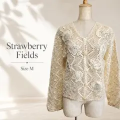 STRAWBERRY-FIELDS ストロベリーフィールズ かぎ編みカーディガンのサムネイル