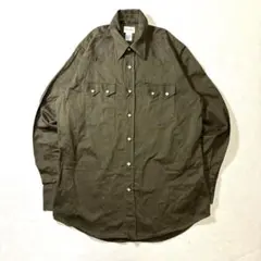 BEAMS ウエスタンシャツ　スナップボタン　アメカジ　ミリタリー