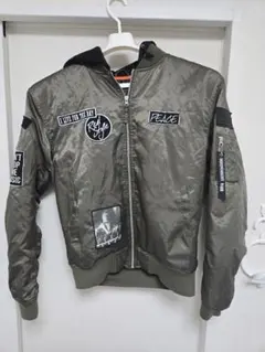 MILITALY GARMENTS MA-1 フライトジャケット カーキ Mのサムネイル