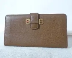 良品　BALLY　バリー　ブラウン　茶　長財布　ロングウォレット　ヴィンテージのサムネイル