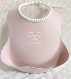 베이비 비욘 베이비 타이 밀 에이프런 파우더 핑크