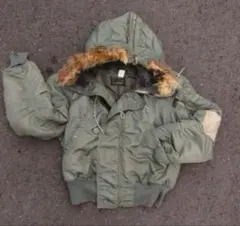 60sALPHA社製N-2B フライトジャケット黒タグ 実物 J-6278D