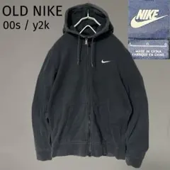 OLD NIKE 00s y2k ナイキ ワンポイント ロゴ刺繍 スウェット