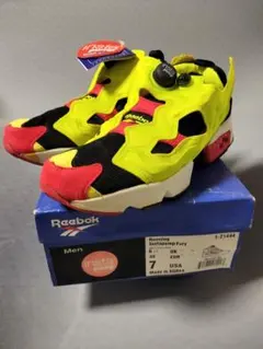 リーボックポンプフューリーイエローシトロンオリジナル