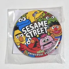 【匿名配送】 USJ セサミストリート 缶バッジ 6.5cm