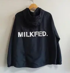 MILKFED. ミルクフェド BACK LOGO JACKET パーカー