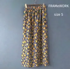 フレームワーク　framework 花柄ロングスカート　薄手のサムネイル