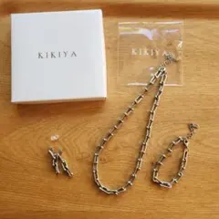 サージカルステンレス ネックレス ブレスレット ピアス セット 金アレ対応