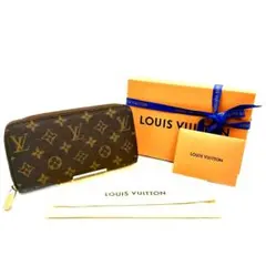【美品】ルイ ヴィトンモノグラム ラウンドファスナージッピーウォレット長財布