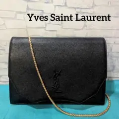 ♥希少♥極美品♥サンローラン ショルダーバック YSLロゴ ヴィンテージ レザーのサムネイル