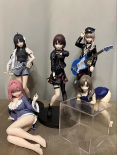美少女フィギュア　フィギュアセット　水着　ガールズバンド　リラックスタイム