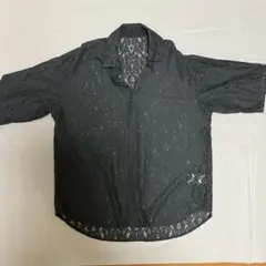 HARE ダマスクレースガラシャツ ブラック 即完売品