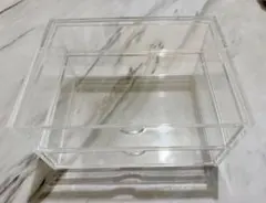 無印良品　重なるアクリルケース２段引出