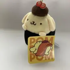 ポムポムプリン スシロー　ぬいぐるみマスコット チャーム セット