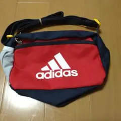 adidas ショルダーバッグ レッド ネイビー