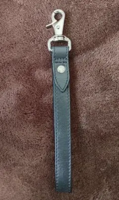 黒本革‼️PORTER ポーター キーホルダー ショートストラップ ベルト