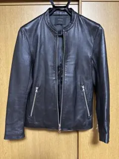 STUDIOUS ライダース　ブラック　黒　メンズ