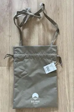 新品未使用 ビームス 巾着 ショルダーバッグ サコッシュ