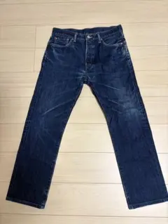 桃太郎ジーンズ 銅丹 ナローテーパード W33 セルビッチ デニムパンツ