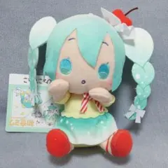 初音ミク × シナモロール ひょこぴょこ ぬいぐるみ クリームソーダのサムネイル