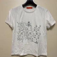 ICEBERG 花柄刺繍 ホワイトTシャツのサムネイル