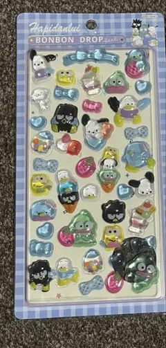 はぴだんぶい　ボンボンドロップシール　海　外