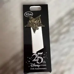 ディズニーストア25周年限定　星型 ミッキーマウスメッセージピンバッジ