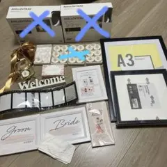♡結婚式♡ウェルカムスペース飾り結婚式グッズ等！！まとめ買いがお値打ち！！