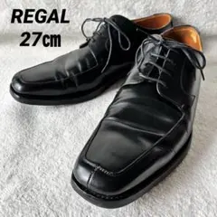 REGAL リーガル スクエアトゥ ビジネスシューズ 27㎝ レザー 日本製 黒のサムネイル