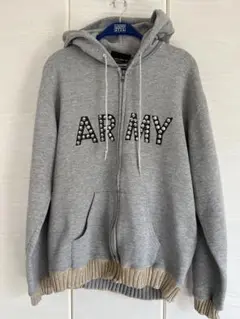 foundation addict リメイクARMYスタッズ PARKA
