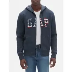 GAP ギャップ スウェットパーカー  メンズ星条旗