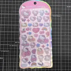 正規品 サンリオ コットンパフィーシール ハローキティ ゼブラ ヒョウ柄