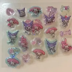 正規品 うるちゅるポップシール マイメロ クロミ おすそわけ