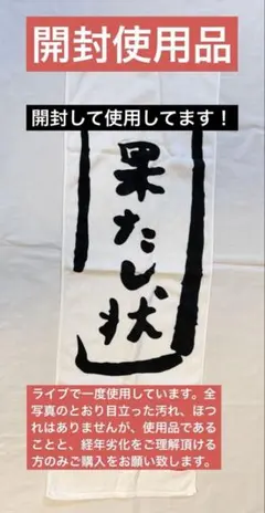 あいみょん BUDOKAN -1995- 果たし状 タオル 使用品