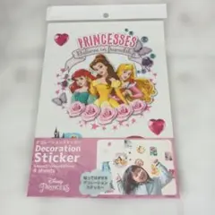 Disney Princess デコレーションステッカー 4シート入り