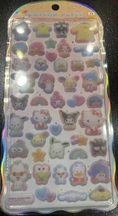 サンリオ　コットンパフィーシール