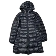 ユニクロ　プレミアムダウン　ウルトラライトダウンコート　Aライン　ブラック　軽量