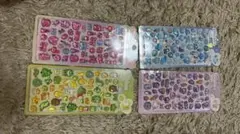 ボンボンドロップシール3d立体シール 4枚セット