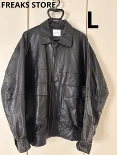 FREAK'S STORE 黒 フェイクレザージャケット L