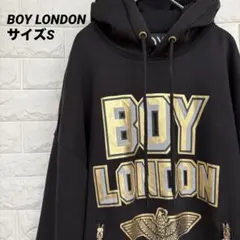 BOY LONDON パーカー ゴールドロゴ イーグル ワッペン ジップポケットのサムネイル