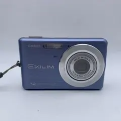 CASIO EXILIM EX-ZR200 ブルー オールドコンデジ - メルカリ