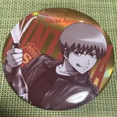 銀魂　 おおきなキラキラ缶バッジコレクション ライダースver.　沖田総悟　★