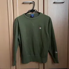 Champion クルーネック スウェット オリーブ Mサイズのサムネイル