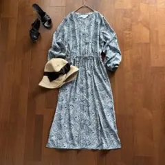 新品タグ付き ✨ SOÉJU ソージュ ペイズリー柄 ロングワンピース