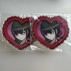 真宮寺是清 入間美兎 ニューダンガンロンパV3 ハート型アクリルバッジ
