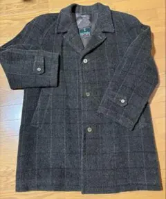 トラサルディゴルフ　紳士　ウールハーフコート　大きめ