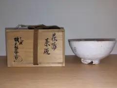 茶道具 蓮月焼 太田垣蓮月作 和歌文 茶碗 袱紗付 富岡鐡齋極め箱