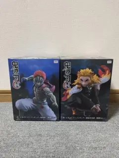 鬼滅の刃 猗窩座 煉獄杏寿郎 ぬーどるストッパー ラウンドワン限定2体セット