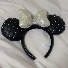 ディズニー カチューシャ キルティング レザー