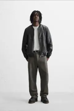 フェイクレザージャケット レザージャケット